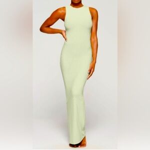 Skims soft lounge sleeveless dress size xs color honeydew